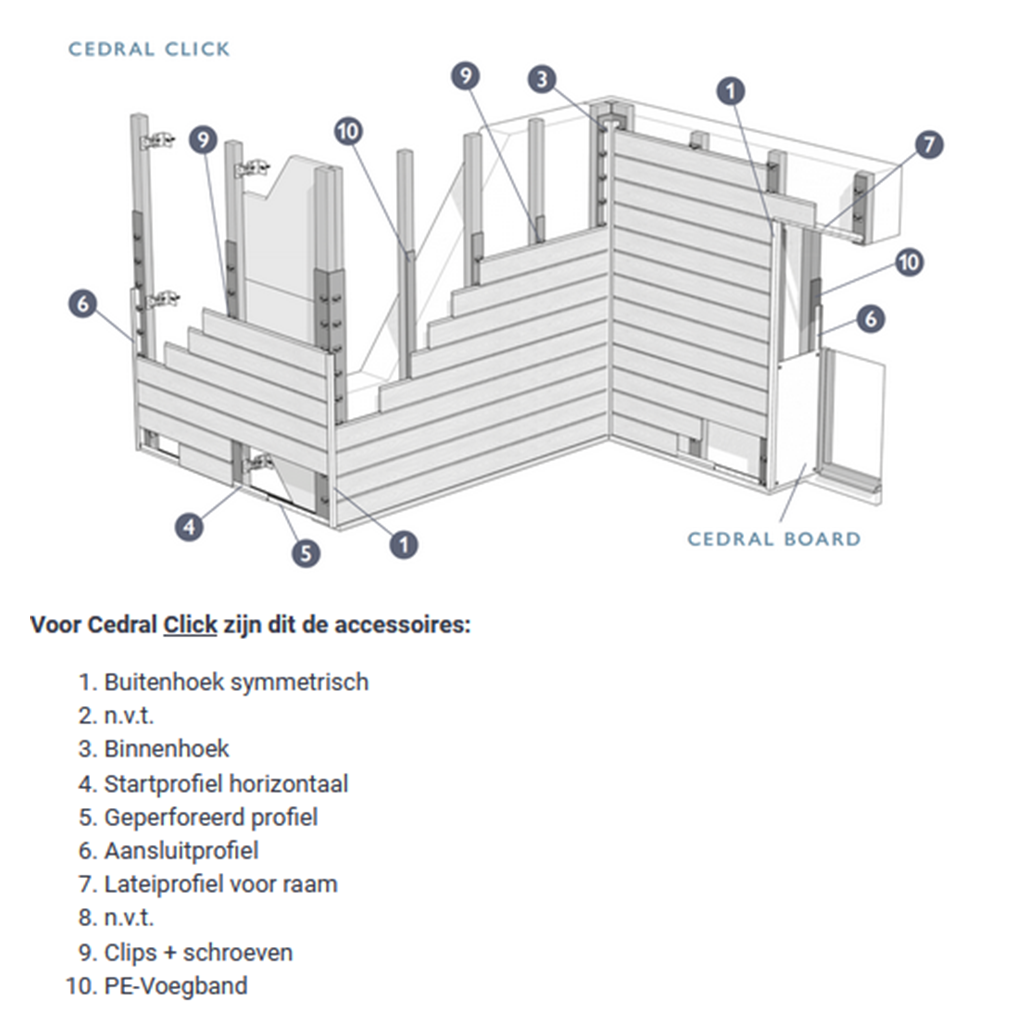 Cedral Click Wood Gevelbekleding Vanille C02